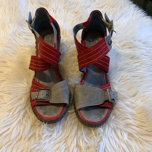 Mag Platform leather Sandal size:7 - Picture 4 of 5